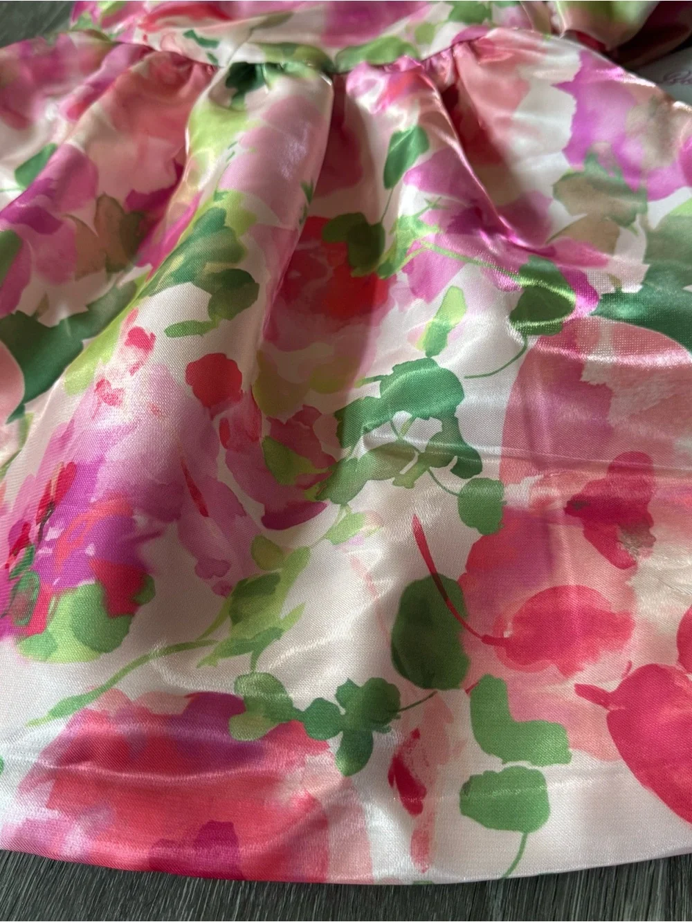 Bonnie Jean Girls Floral Party Dress 3T NWT Pink Puff Sleeve Easter Wedding